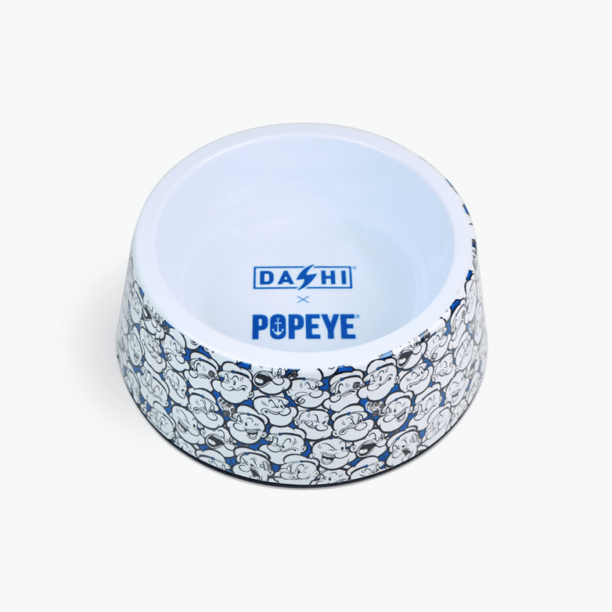 Comedouro de Melamina Dashi Popeye Blue - Image 2