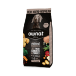 Ração para Cão Adulto Médio | 30% Frango e Peru Fresco | Ownat Ultra | 12 Kg 🐶🐓🦃
