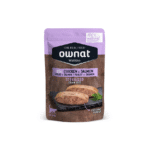 Comida Húmida para Gato Esterilizado | Sem Cereais | 65% Frango e Salmão | Ownat Wetline | 85 g 🐱🐓 🐟